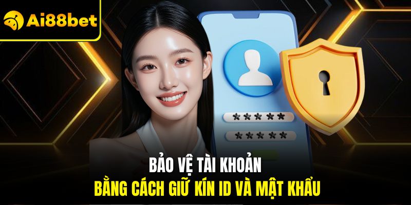 Chính Sách Bảo Mật Ai88bet – Bảo Vệ Toàn Diện Quyền Lợi 3 Bảo vệ tài khoản bằng cách giữ kín ID và mật khẩu